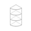 Picture of Wall End Shelf Cabinet (WES)